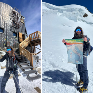 Luca Terenziani conquista la Capanna Margherita, il rifugio più alto d’Europa