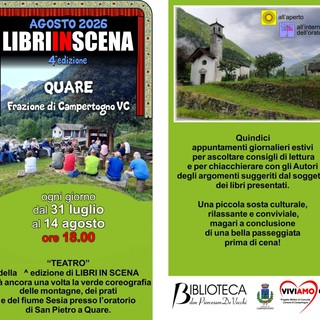 “Libri in scena” a Quare, quindici giorni di incontri tra autori e lettori