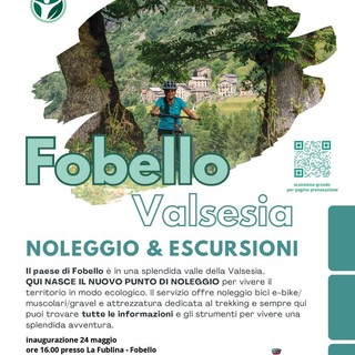 Fobello punta sul turismo green: inaugurato il noleggio bici e attrezzatura per escursioni