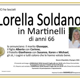 Lorella Soldano in Martinelli Lorella Soldano in Martinelli