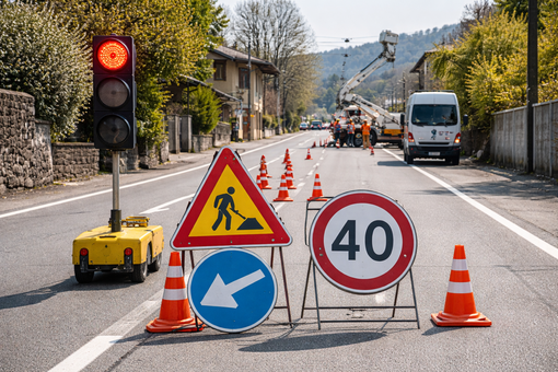 A Bettole traffico a senso unico alternato dal 23 al 27 marzo per lavori sulla linea elettrica