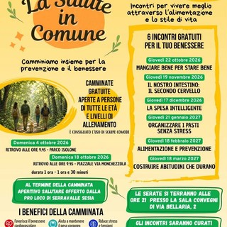 Serravalle Sesia, al via “La Salute in Comune” tra camminate e incontri sul benessere