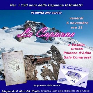 Capanna Gnifetti, una serata a Varallo per celebrare 150 anni di storia