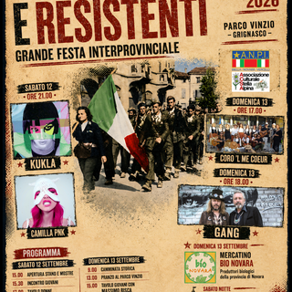 A Grignasco due giorni di memoria, musica e partecipazione con “Libere e Resistenti”