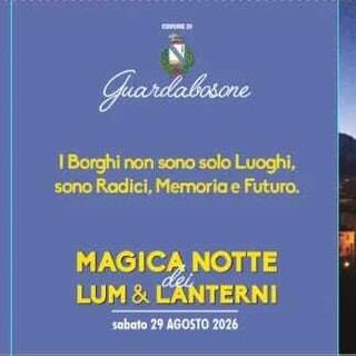 Guardabosone, il 29 agosto torna la Magica Notte dei Lum e Lanterni