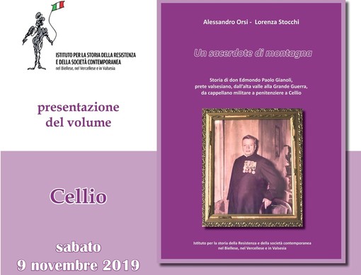 All'Ecomuseo di Cellio la presentazione del libro &quot;Un sacerdote di montagna&quot;