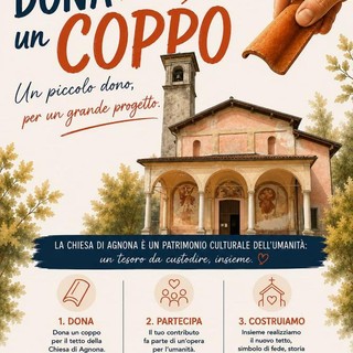 Borgosesia, “Dona un coppo” per sostenere il restauro del tetto della chiesa di Agnona Borgosesia, “Dona un coppo” per sostenere il restauro del tetto della chiesa di Agnona