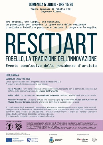A Fobello tre opere d’arte raccontano il borgo, i suoi musei e la comunità A Fobello tre opere d’arte raccontano il borgo, i suoi musei e la comunità