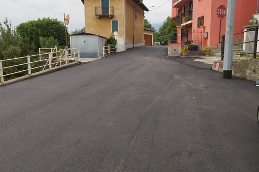 Valdilana, nuovo volto alla strada di frazione Guala e Cerruti-Vioglio (foto dalla pagina Facebook di comune di Valdilana)