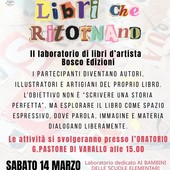 A Varallo torna “Libri che ritornano”, laboratorio di libri d’artista per i ragazzi delle scuole medie A Varallo torna “Libri che ritornano”, laboratorio di libri d’artista per i ragazzi delle scuole medie