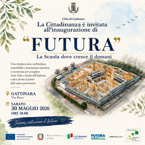 Gattinara inaugura “Futura”, la nuova scuola dove cresce il domani Gattinara inaugura “Futura”, la nuova scuola dove cresce il domani