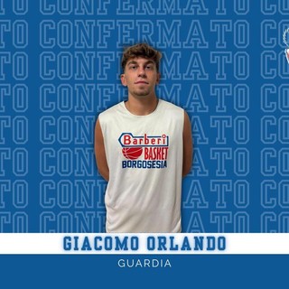 Barberi Valsesia Basket conferma Giacomo Orlando