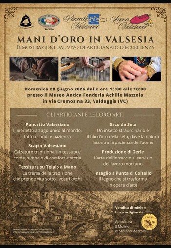 Libri, campane e artigianato valsesiano: due pomeriggi di cultura al Museo Achille Mazzola