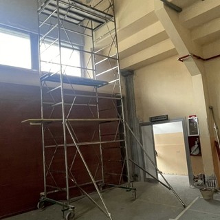 Quarona, verso la conclusione i lavori alla palestra e all’auditorium delle Scuole Medie