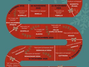 Valsesia e Colline si accendono di magia: tornano i Mercatini di Natale 2025