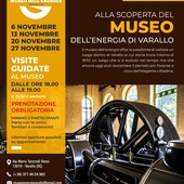 Varallo: A Novembre visite guidate al Museo dell'Energia Varallo: A Novembre visite guidate al Museo dell'Energia