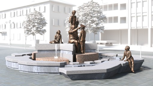 Borgosesia: tra una settimana si inaugura la nuova fontana monumentale