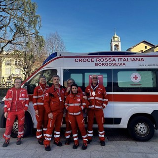 Borgosesia, al Mercü Scurot la Croce Rossa Italiana in servizio con 22 volontari