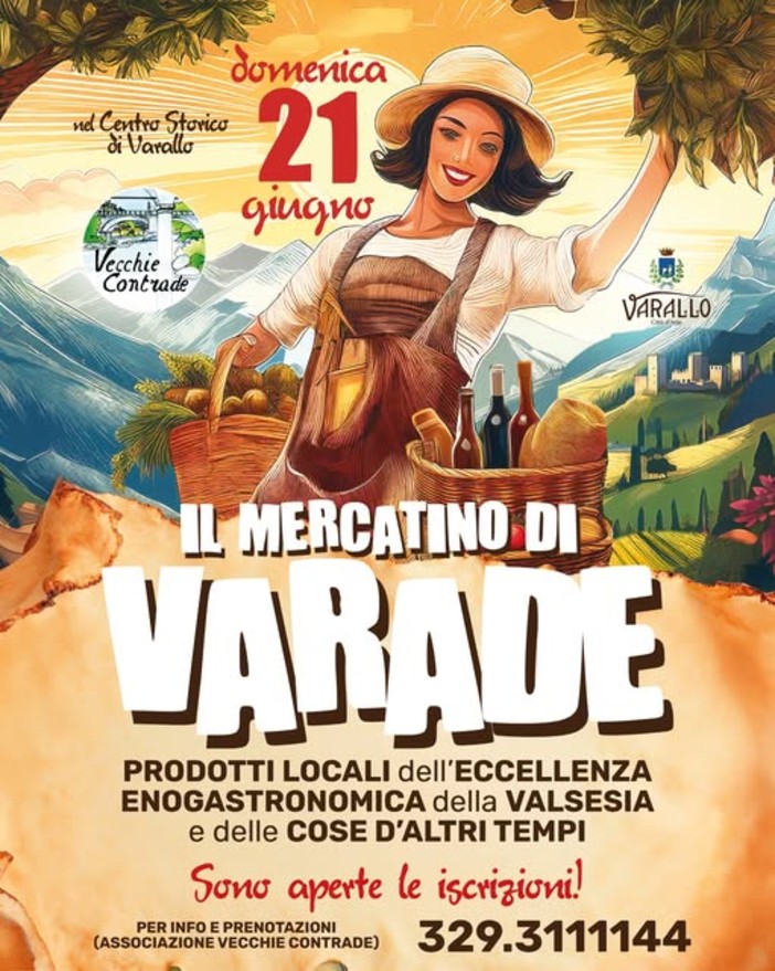 A Varallo il Mercatino di Varade porta in centro storico sapori e cose d’altri tempi