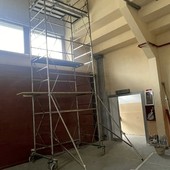 Quarona, verso la conclusione i lavori alla palestra e all’auditorium delle Scuole Medie