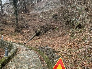 Mulattiera di San Giovanni al Monte: a Quarona intervento per la sicurezza del versante