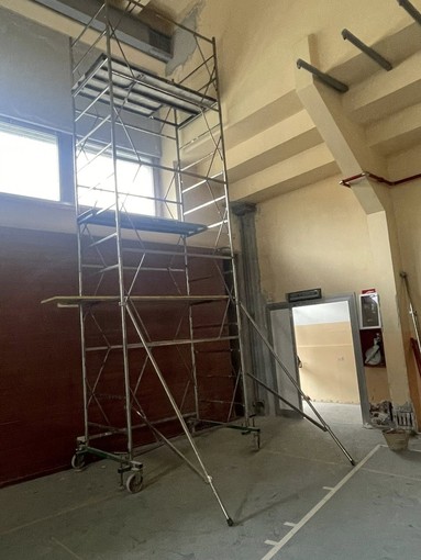 Quarona, verso la conclusione i lavori alla palestra e all’auditorium delle Scuole Medie