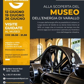 Doppio appuntamento con “I Venerdì al Museo” al Museo dell’Energia di Varallo