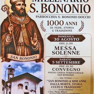 Doccio celebra mille anni di San Bononio tra fede, storia e tradizione