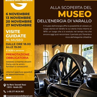 Varallo: A Novembre visite guidate al Museo dell'Energia