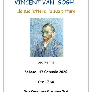 A Romagnano Sesia un incontro su Van Gogh tra lettere e pittura con Leo Renna
