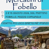 Fobello, tornano i mercatini in piazza comunale il 2 e 15 agosto