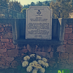 Il monumento in ricordo dell'alluvione del 1968