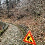 Mulattiera di San Giovanni al Monte: a Quarona intervento per la sicurezza del versante