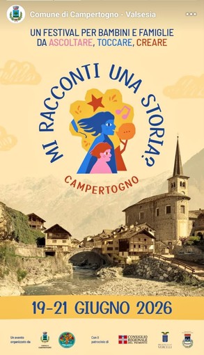 A Campertogno arriva “Mi racconti una storia?”, il festival per bambini e famiglie
