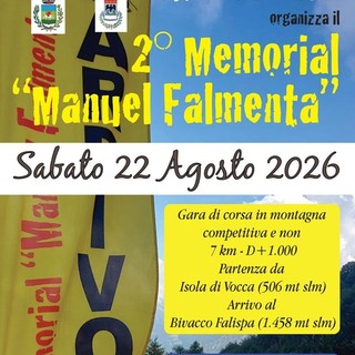 Vocca, il 22 agosto torna il Memorial “Manuel Falmenta”