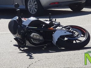 Incidente con la moto a Masserano, in ospedale padre e figlio di Gattinara (foto di repertorio)