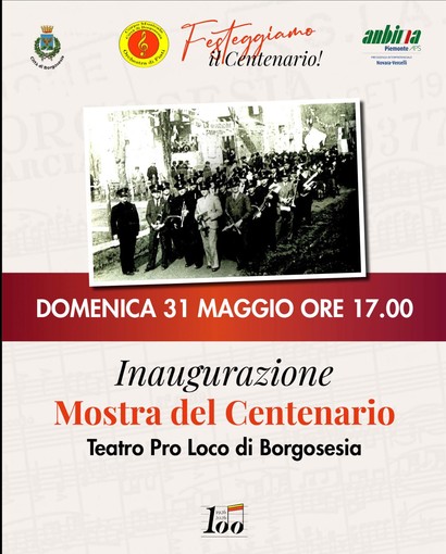 Borgosesia, al via i festeggiamenti per i 100 anni dell’Orchestra di Fiati