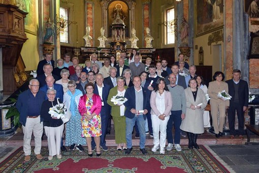 A Valduggia celebrata la Festa degli anniversari di matrimonio