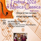 Cellio con Breia, un viaggio musicale dal Medioevo al Barocco Cellio con Breia, un viaggio musicale dal Medioevo al Barocco