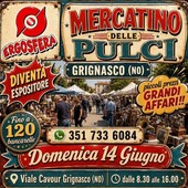 A Grignasco il Mercatino delle Pulci con fino a 120 bancarelle