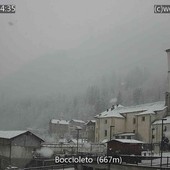 Neve in Alta Valsesia, cambia il volto del maltempo: fiocchi nei centri di montagna e precipitazioni fino a domenica - FOTO