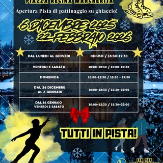 Alagna Valsesia inaugura la nuova pista di pattinaggio in piazza Regina Margherita: apertura dal 6 dicembre fino a Carnevale