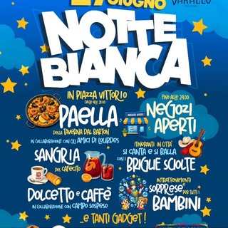Notte Bianca a Varallo, sabato 27 giugno una serata sotto le stelle