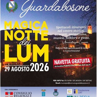 Guardabosone, torna la Magica Notte dei Lum tra spettacoli, musica e gusto