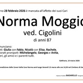 Norma Moggio, ved. Cigolini