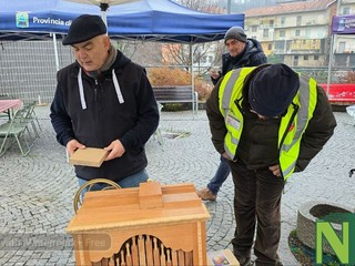 Strona, mercatino e iniziative natalizie: alberi creativi e musica per le vie del paese FOTO e VIDEO di Catia Ciccarelli per newsbiella.it