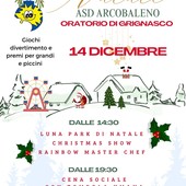 Grignasco si prepara a una giornata di festa: il Natale si accende con i colori dell’ASD Arcobaleno