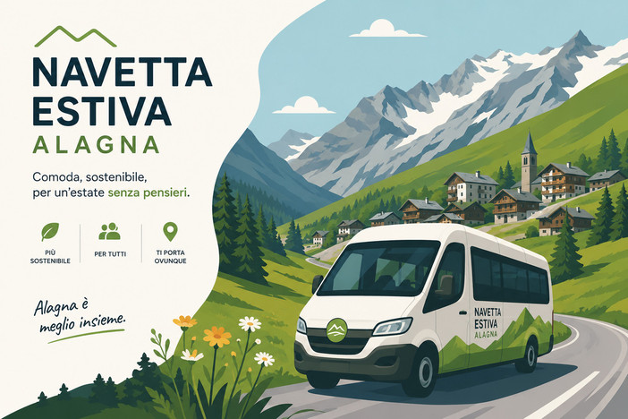 Alagna, tornano le navette estive per raggiungere Acqua Bianca e la Val Vogna Alagna, tornano le navette estive per raggiungere Acqua Bianca e la Val Vogna