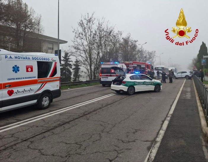 Dal Nord Ovest: Schianto frontale sulla SP11, traffico bloccato vicino al Santuario Madonna del Bosco