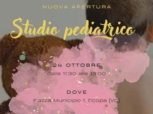 A Scopa apre un nuovo studio pediatrico: domani la presentazione degli spazi